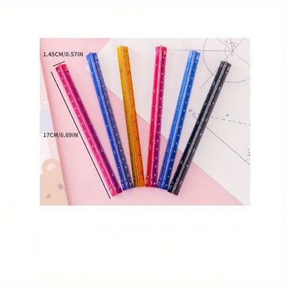 Aluminium Triangular Scale Ruler Set