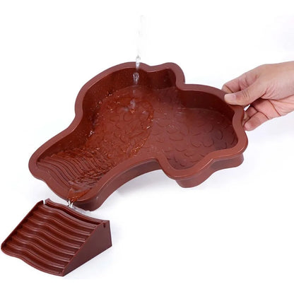 Reptile Bathing Pool with Ramp