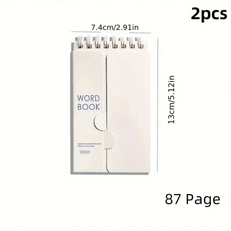 Portable Vocabulary Memory Notebook