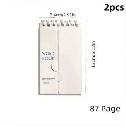 Portable Vocabulary Memory Notebook