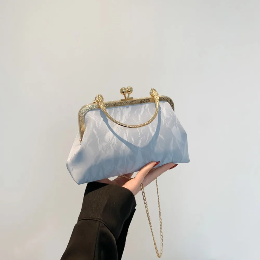 Rhinestone Bow Evening Clutch