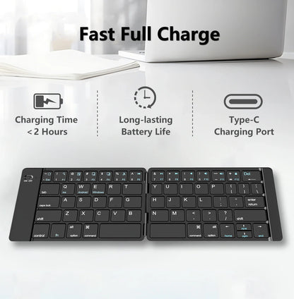 Mini Foldable Bluetooth Keyboard