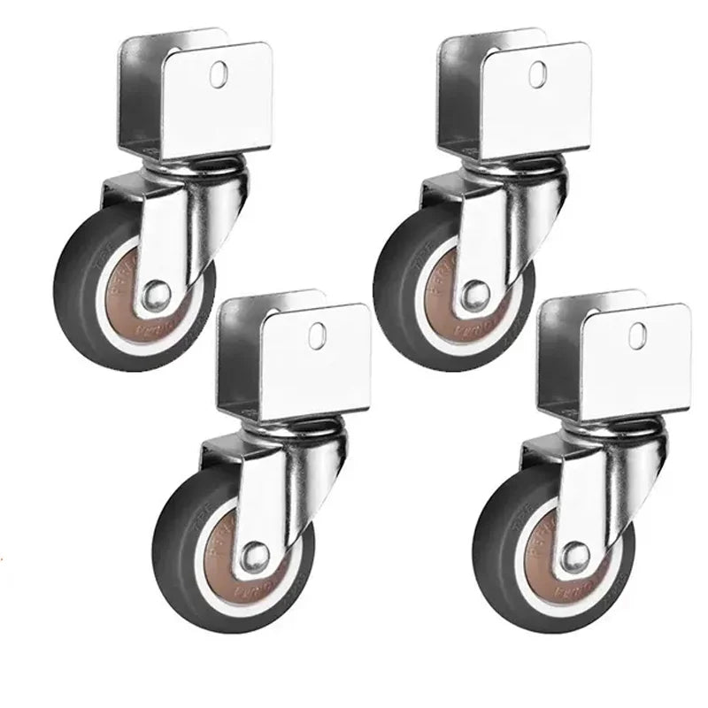 Soft Rubber Swivel Furniture Castor Wheels with Brake