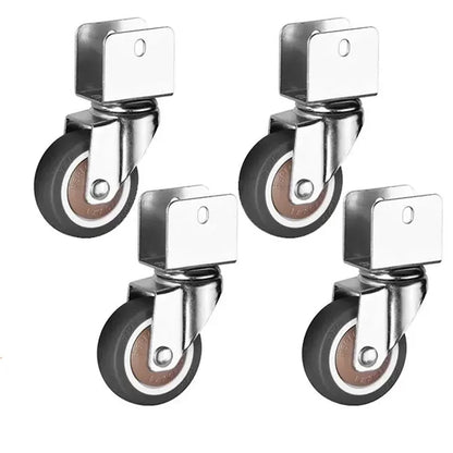 Soft Rubber Swivel Furniture Castor Wheels with Brake