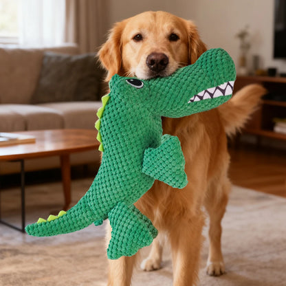 Crocodile Plush Squeaky Dog Toy