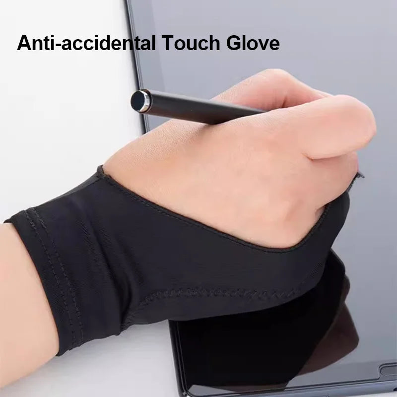 Two-Finger Drawing Glove for Tablets
