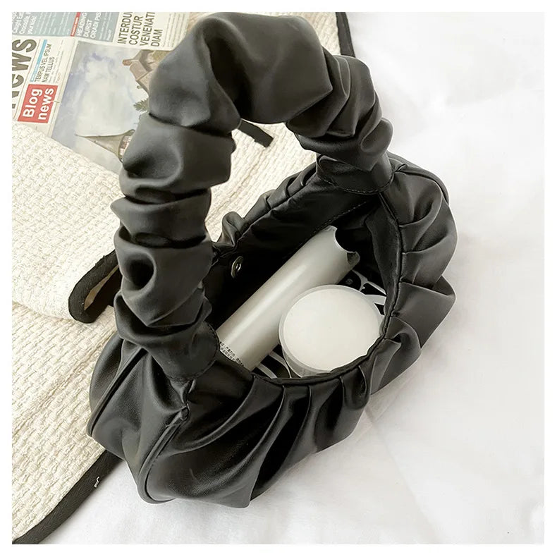 Pleated Cloud Shoulder Bag