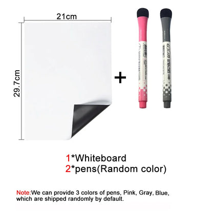 A4 Magnetic Dry Erase Whiteboard Sheet for Fridge