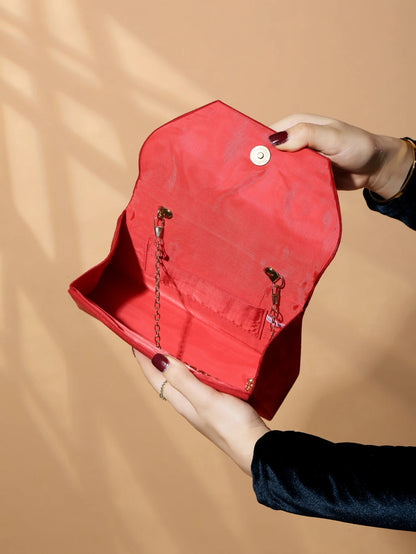 Velvet Evening Clutch Handbag