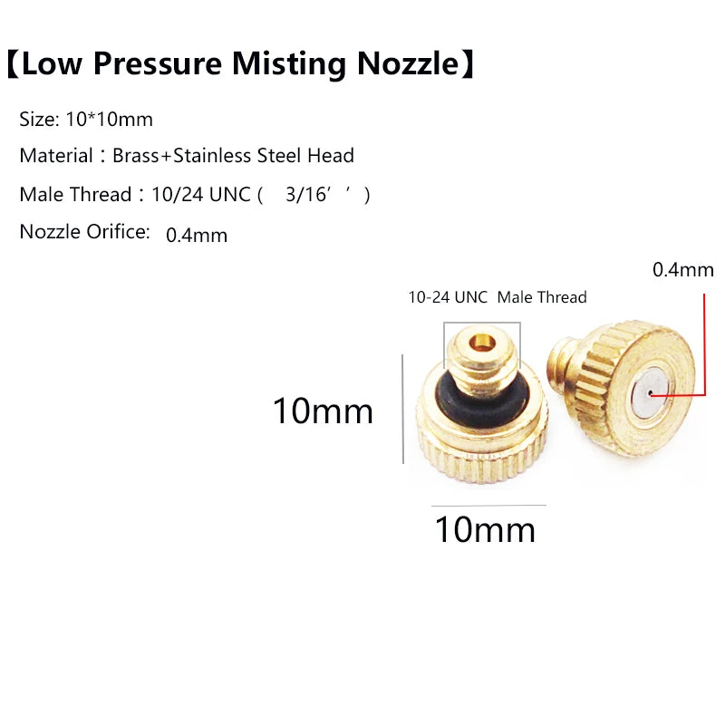 Outdoor Garden Misting Cooling System