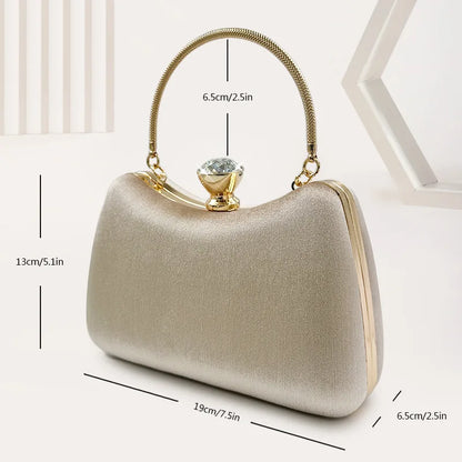 Elegant Velvet Evening Clutch Bag