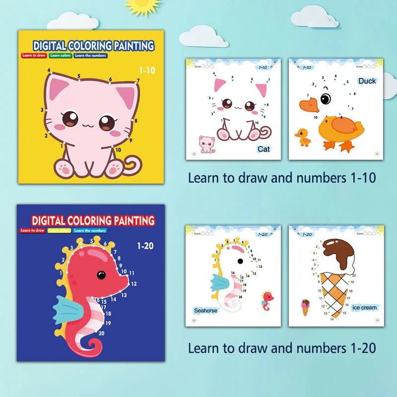 Children’s Line Drawing Learning Book