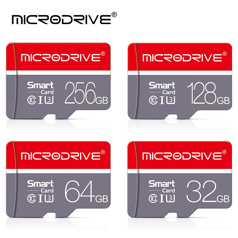 Class 10 High-Speed MicroSD Card with SD Adapter