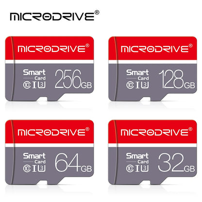 Class 10 High-Speed MicroSD Card with SD Adapter