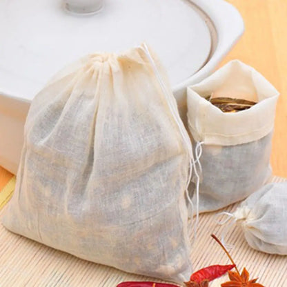 Reusable Cotton Food Filter Bag