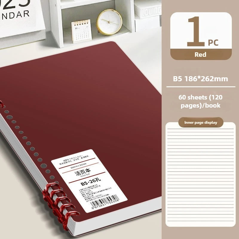 Vintage B5 Spiral Ring Notebook