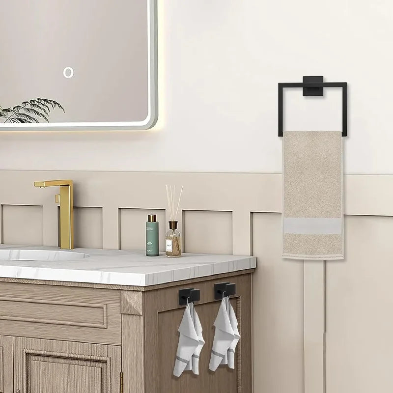 Wall-Mounted Bathroom Hardware Set