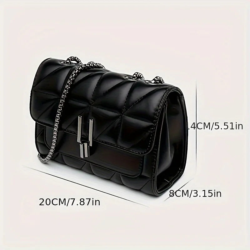 Elegant Quilted Crossbody Shoulder Bag for Women