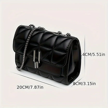 Elegant Quilted Crossbody Shoulder Bag for Women