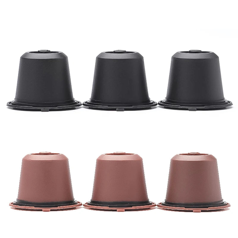 Refillable Nespresso-Compatible Coffee Pods with Reusable Filters & Accessories