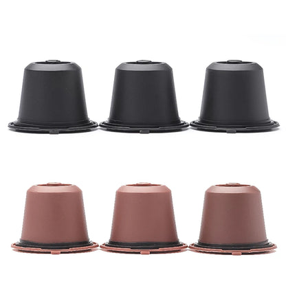 Refillable Nespresso-Compatible Coffee Pods with Reusable Filters & Accessories