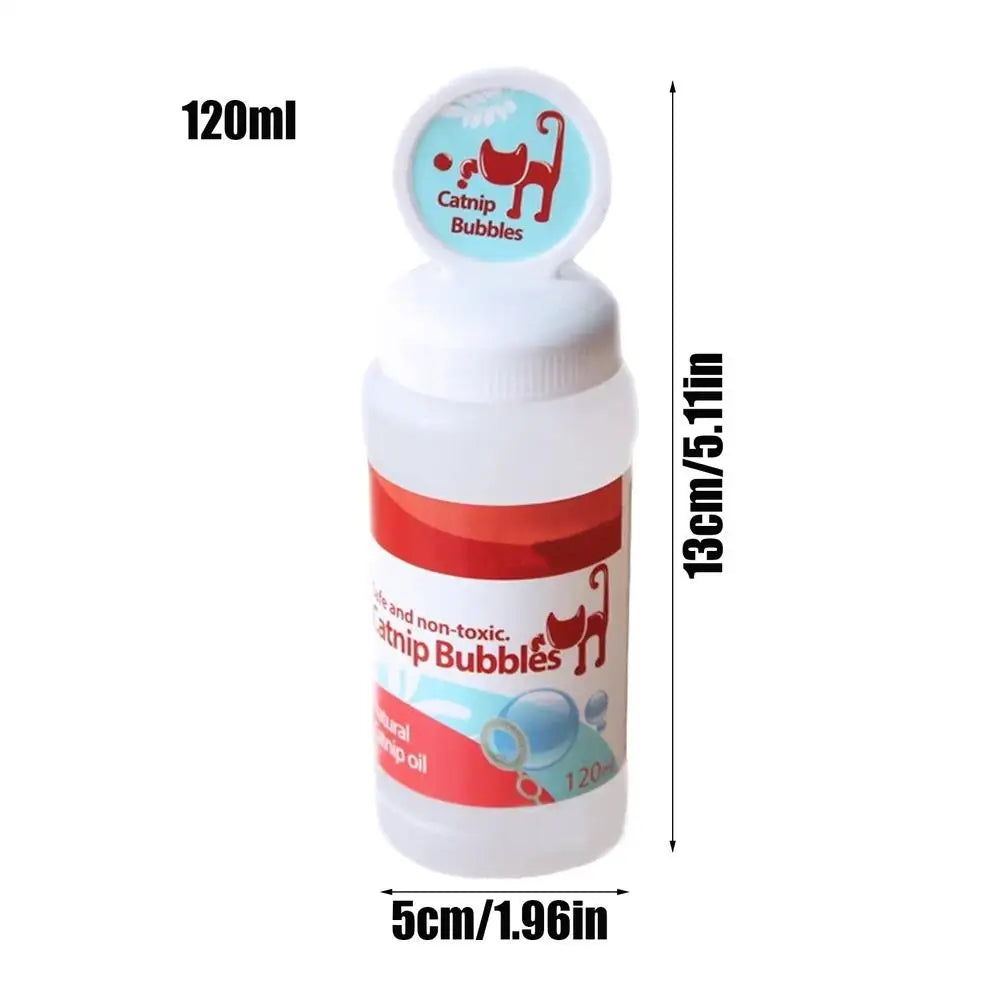 Catnip Infused Bubble Play Toy for Indoor & Outdoor Cats