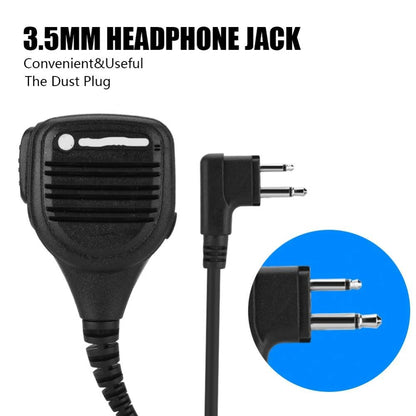 Title 2-Pin Remote Speaker Microphone for Motorola Radios