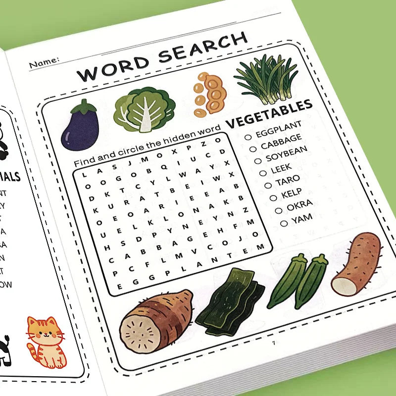 Kids Word Search Puzzle Book