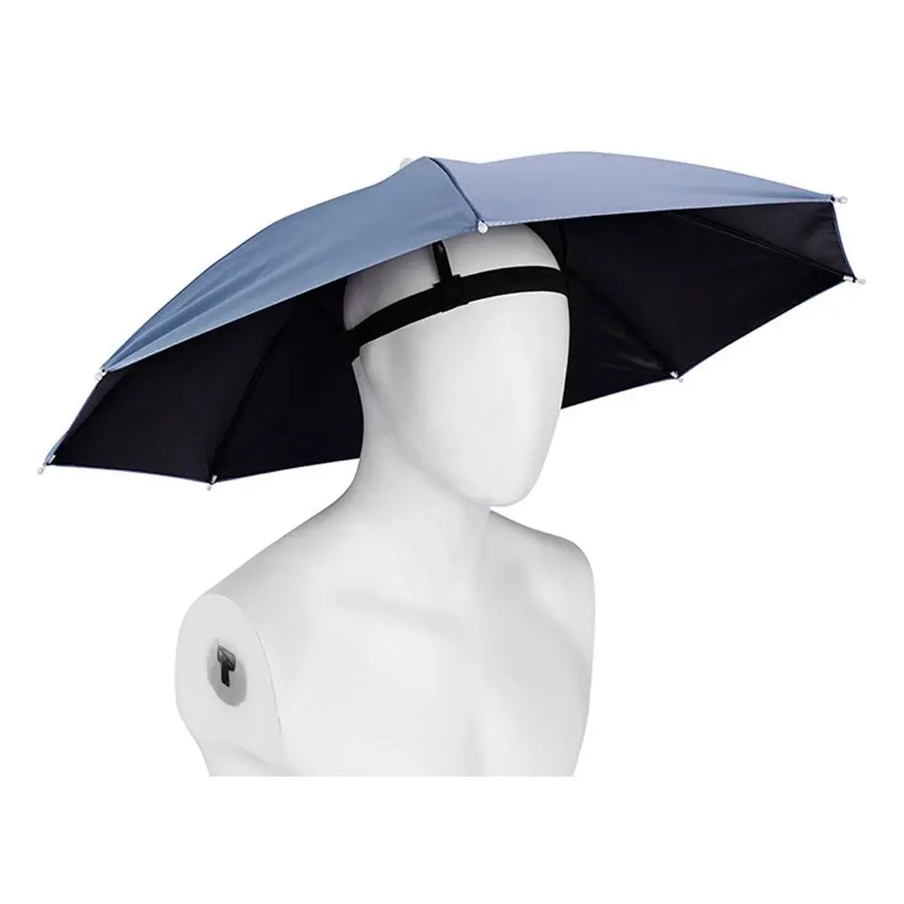 Foldable Head Umbrella Hat