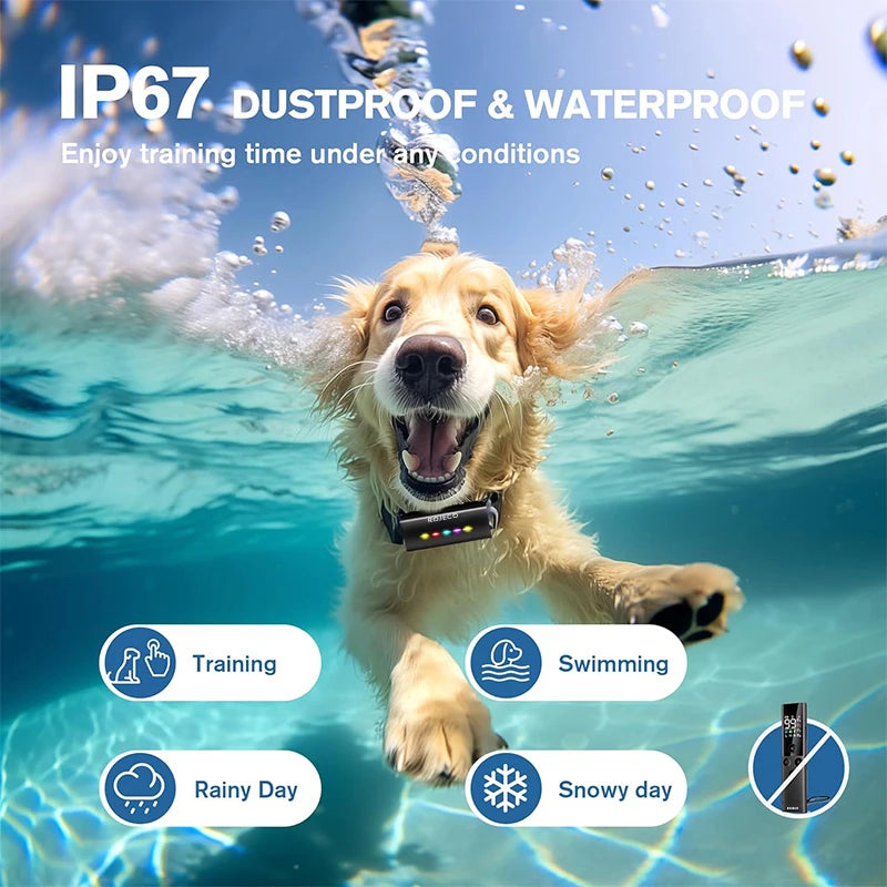 Dog Training Collar – Remote Control Waterproof E-Collar