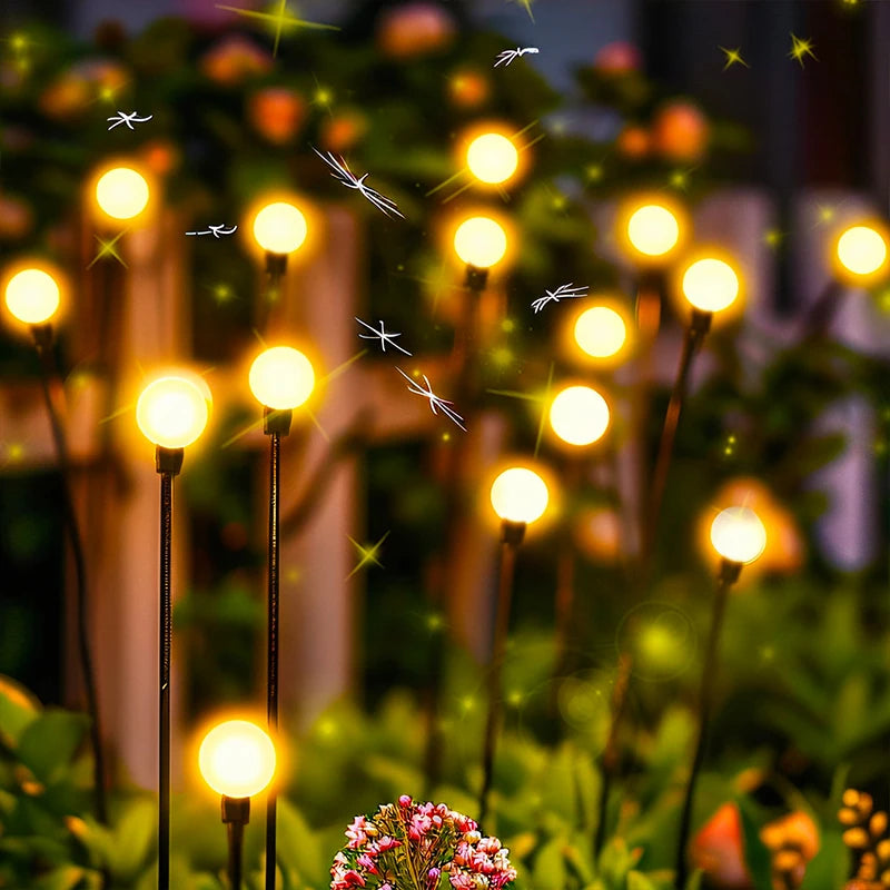 Solar Firefly Garden Lights