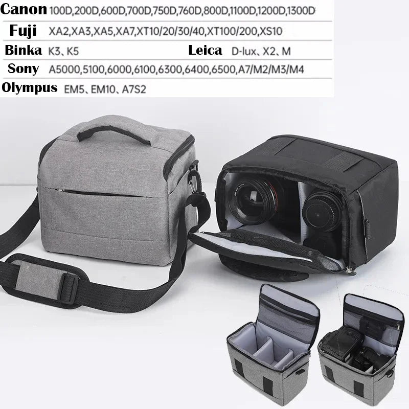 DSLR Nylon Shoulder Camera Bag