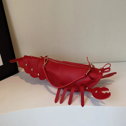 Shaped PU Leather Crossbody Bag