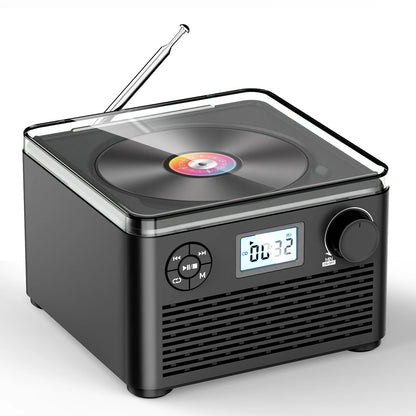 Portable Bluetooth CD Player with FM Radio