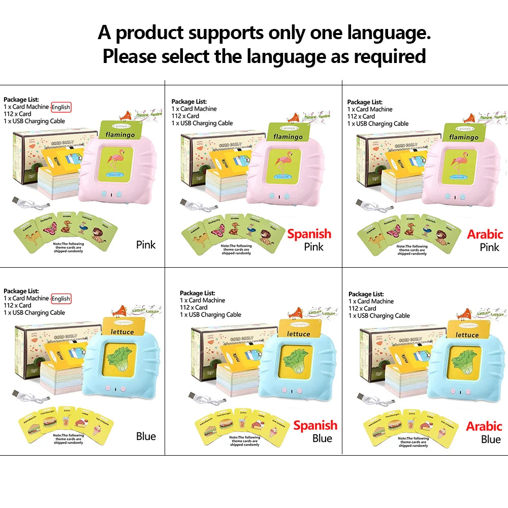 Talking Flash Cards Learning Machine