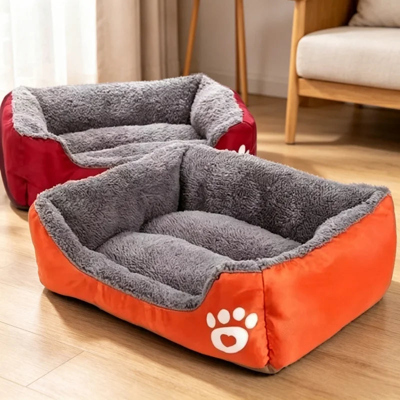Large Plush Dog & Cat Bed Cushion