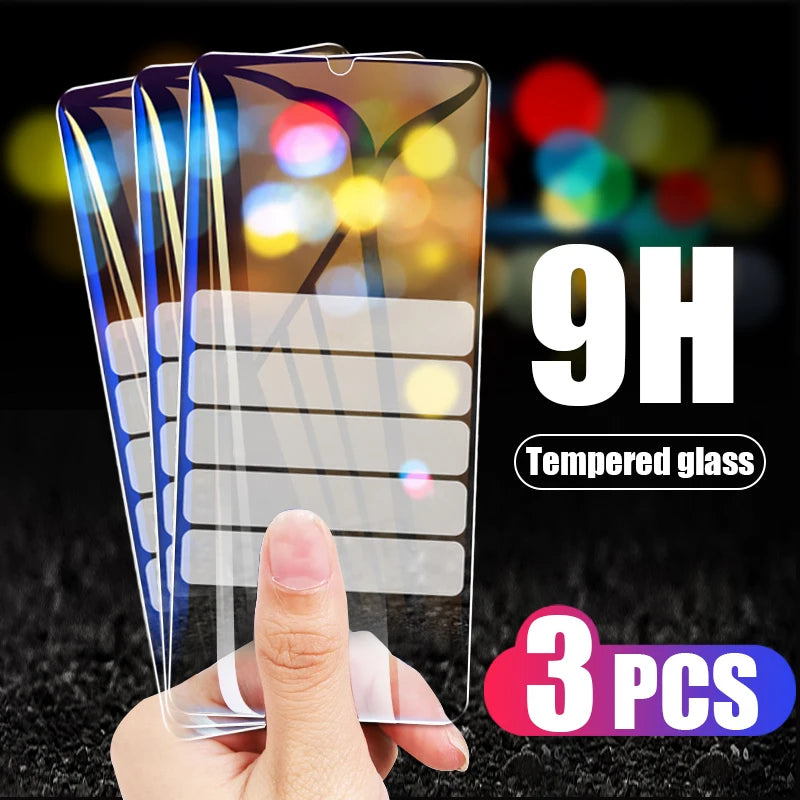 3Pcs Tempered Glass For Samsung Galaxy S23 S22 S21 Plus S20 FE S22+ S21+ 5G