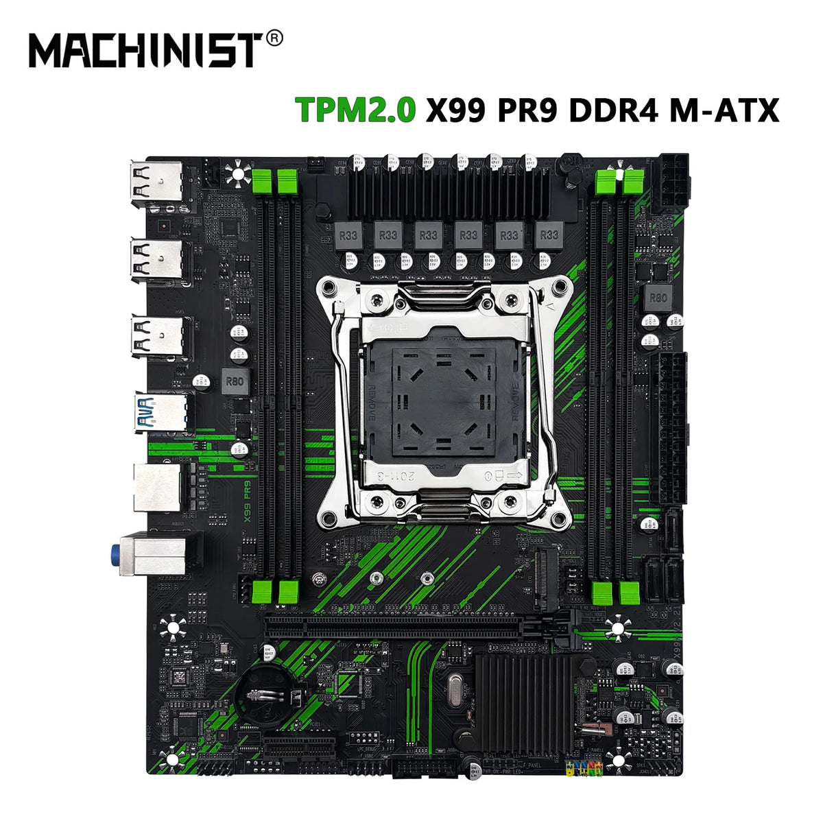 MACHINIST X99 PR9 LGA 2011-3 DDR4 Motherboard