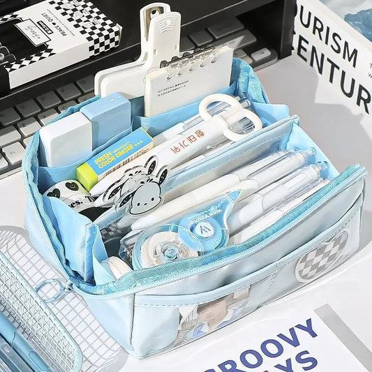 Transparent Multi-Layer Large Capacity Pencil Case