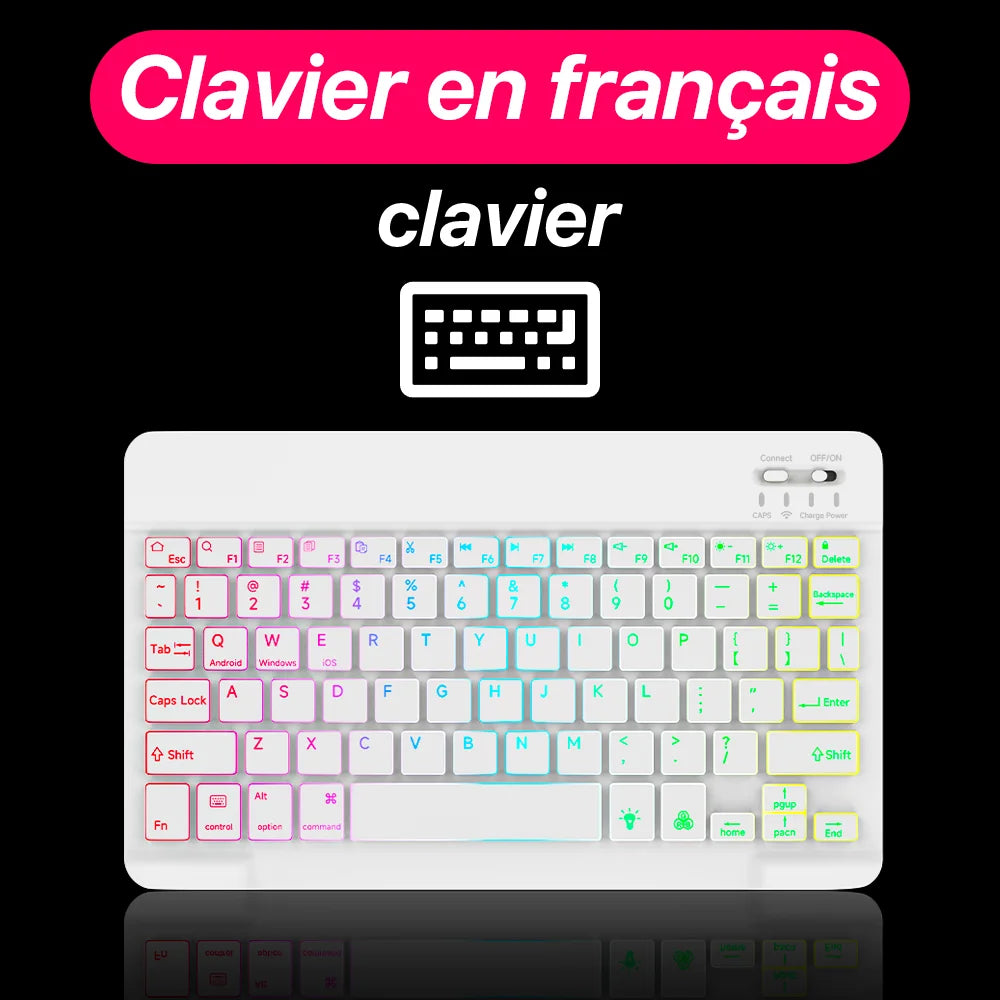 Backlit Bluetooth Keyboard & Mouse Set