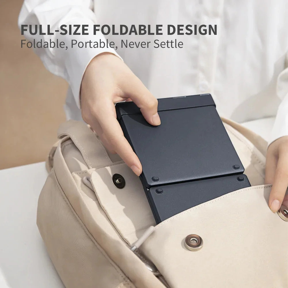 Foldable Bluetooth Keyboard with Numeric Keypad