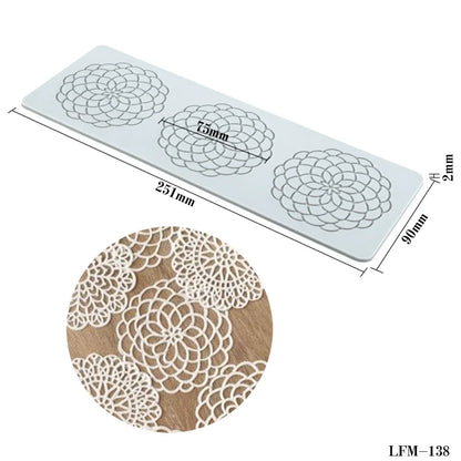 Silicone Lace Cake Decoration Mold