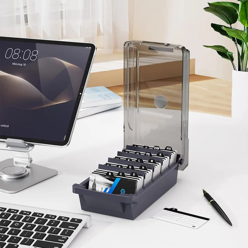 Large Capacity Business Card Holder Organizer – 500 Cards