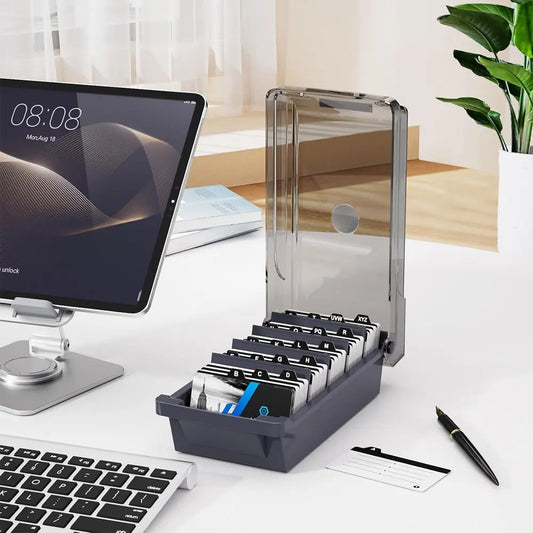 Large Capacity Business Card Holder Organizer – 500 Cards