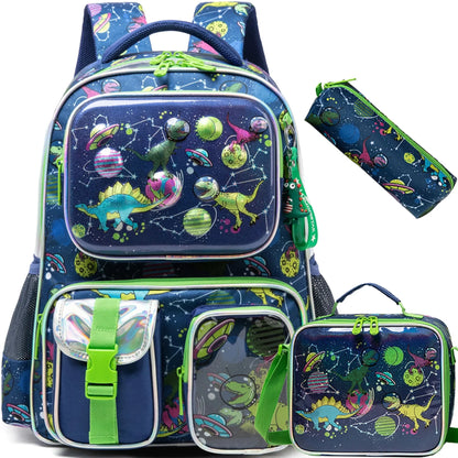 3-in-1 Kids School Backpack Set