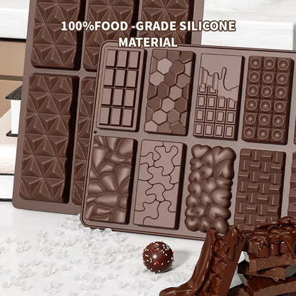 Silicone Break-Apart Chocolate Bar Mold