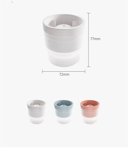 Reusable Round Ice Ball Mold for Whiskey, Cocktails & Chilled Drinks