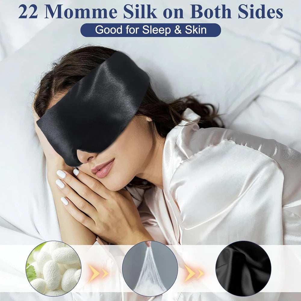 Mulberry Silk Sleep Eye Mask for Women & Men