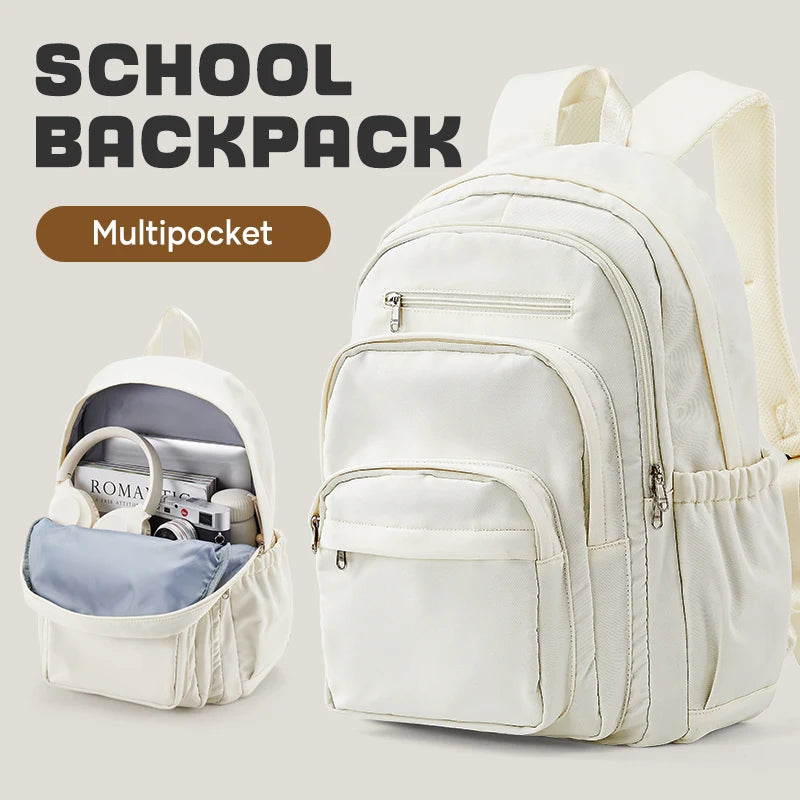 Multi-Pocket School Backpack