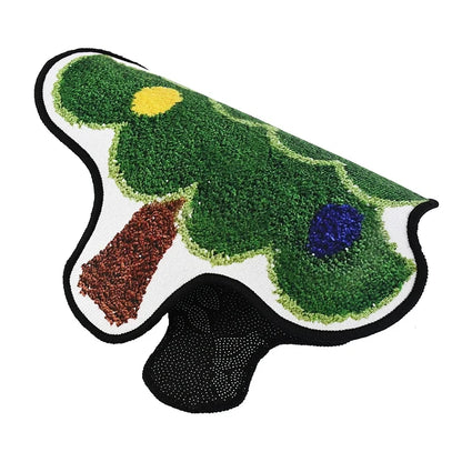 Christmas Tree-Shaped Floor Mat